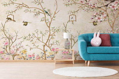 Bird with Tree Wallpaper